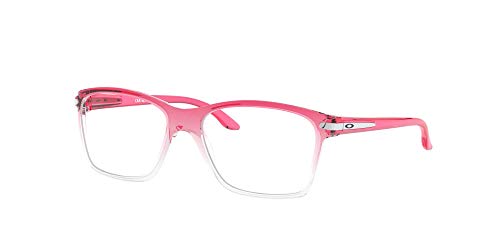 Image of Oakley Youth Unisex Kids OY8010 Cartwheel Rectangular Prescription Eyewear Frames, Polished Clear /Demo Lens