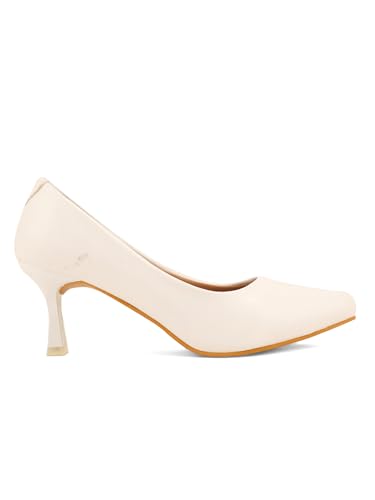 Image of ELLE Women's Solid Stiletto Heel Slip-On Pumps