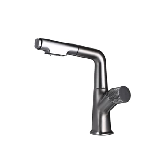 Mitigeur extractible gris pour simplifier votre routine beauté