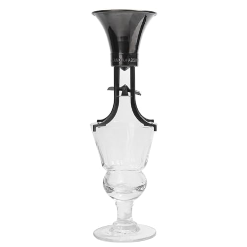 Absinthe Accessory Set by ALANDIA | 1x Dripper Balancier | 1x Water Carafe | 2x Absinthe Glasses | Original as in the 19th century