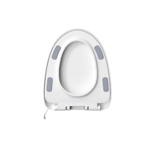 暖房便座、トイレ 便座、標準サイズおよび大型サイズのトイレに対応、デジタル温度調節、省エネ、取り付け簡単、ライトアイボリー (大きなV字型)