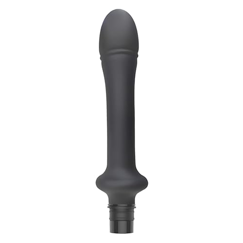 Massage Gun Attachment, Black Silicone Head, Egg Shape miniatura 1