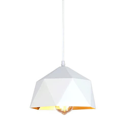 Suspension diamant en fer réglable luminaire pour plafond de couloir