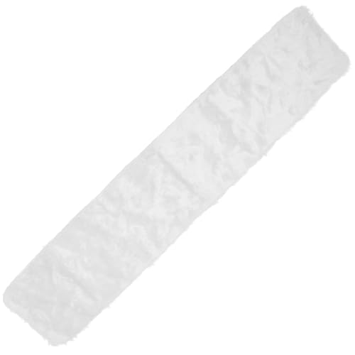 Cabilock 1Pieza Sintética Blanca Decoración Reutilizable para Fiestas y Hogar