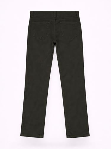 Image of Boys Beige Solid Trousers