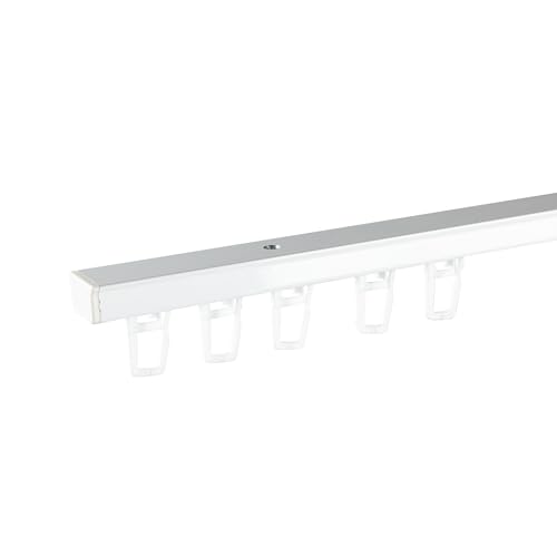 SN DECO GROUP SN DECO - Objektschiene RS Set 1 läufig weiß 200cm vorgebohrt, Innenlauf, Vorhangschiene SN DECO GROUP SN DECO - Objektschiene RS Set 1 läufig weiß 200cm vorgebohrt, Innenlauf, Vorhangschiene