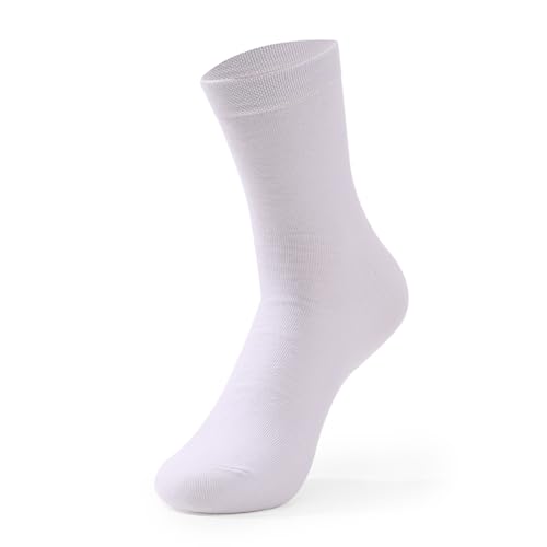 HHX YONLEE Crew Socks for Men & Women – Size 6-9 10-13, Soft Cotton Blend, Seamless Toe, Breathable Unisex Mid-Calf Socks2