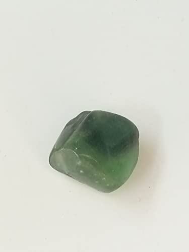 Image of The Cosmic Connect Natural Green Fluorite 20gms Tumble Stone Lustrous Healing Crystal for Clarity, Focus, & Harmony