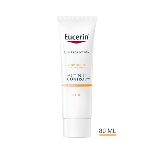 Eucerin Actinic Control MD Fluid Sonnenschutz LSF 100 80 ml, Sonnencreme mit sehr hohem Lichtschutzfaktor, Sonnenschutz zur Vorbeugung von aktinischer Keratose und nicht-melanotischem Hautkrebs 5
