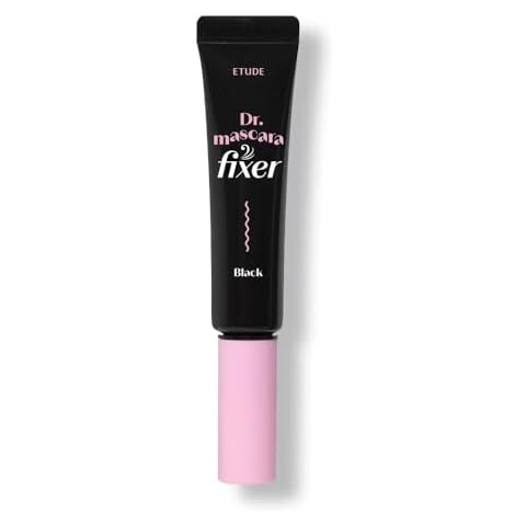 ETUDE Dr. Mascara Fixer #02 Black | Long-Lasting Smudge-Proof Mascara Fixer with Care Effect | Eyelash Primer | Korean Makeup, Kbeuaty, Perfect for Gift Cover