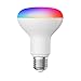 Produktbild ledscom.de E27 LED RGB Leuchtmittel, R80, warmweiß - kaltweiß (2700-6300 K), 9,9 W, 950lm, Smart Home, WLAN, Alexa, matt
