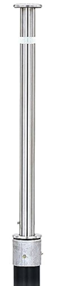 Amazon.co.jp: 帝金バリカー 車止め上下式 ステンレス製 φ48.6