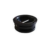 Taza negra con barra de acero inoxidable. Perfecto para cualquier tamaño de tabla de surf. Fabricado por Dorsal y diseñado en los Estados Unidos. ?á