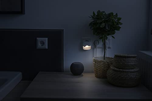 ANSMANN LED Nachtlicht mit Dämmerungssensor - LED Leuchte stromsparend - Orientierungslicht mit Lichtsensor - Nachtlicht Steckdose als… – Ansicht 5