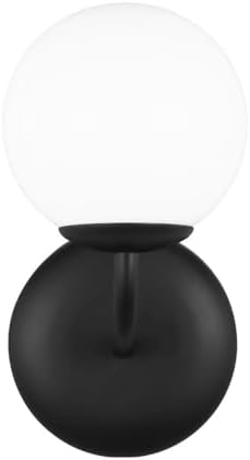 Generation Lighting AEV1011MBK AEV1011 Galassia 10" Tall Bathroom Sconce