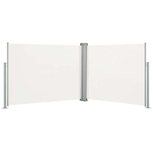 Goliraya Auvent Latéral Rétractable Crème 140 x 1000 cm