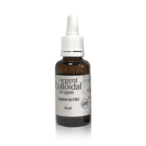 Dr. Theiss Argent Colloïdal 20PPM Hygiène de l'Oeil | Nettoie, Apaise, Hydrate et Décongestionne | Prévient et Soulage les rougeurs et gonflements | Soulage les yeux fatigués, secs ou irrités, 30 ml Cover