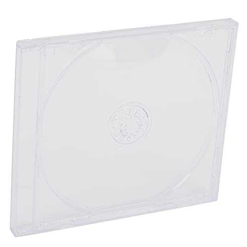50 X Single CD DVD Blu Ray Disc Jewel Case With a Clear Tray and 10.4mm Spine. The same cases as used by music companies for their albums - Image 3