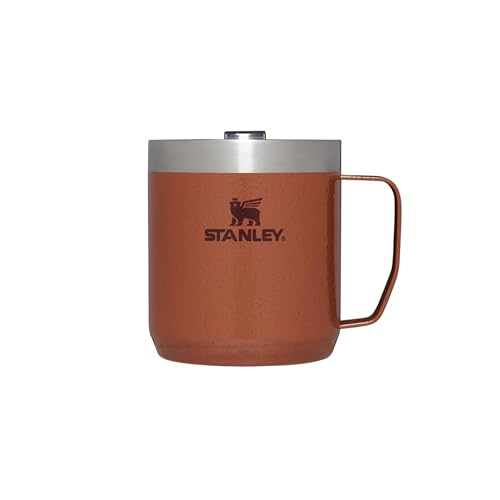 STANLEY Classic Legendary Camp Mug Thermobecher 0.35L - Hält 1.5 Stunden Heiß - 3 Stunden Kalt - BPA-Frei - Spülmaschinenfest - Edelstahl Kaffeebecher To Go - Hammertone Clay
