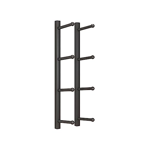 Estante de pared para esterilla de yoga con soporte de almacenamiento para equipos de gimnasio, fácil instalación, estante flotante para esterillas, rodillos de espuma, baloncesto, fútbol, 3 7 capas