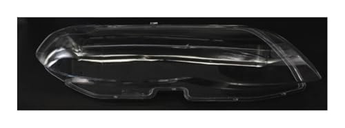 Lentille phare pour X5 E53 2004-2006 de remplacement en verre transparent pour optique avant