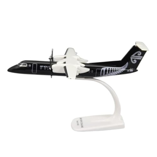 Modelo de avión Dash8-Q300 a escala 1/100 en metal fundido con acabado premium de colección