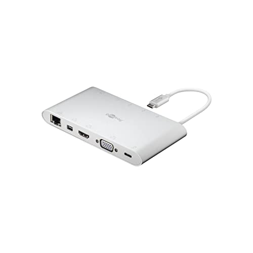 Adaptateur USB-C Multiport All in 1 en Aluminium, Argent