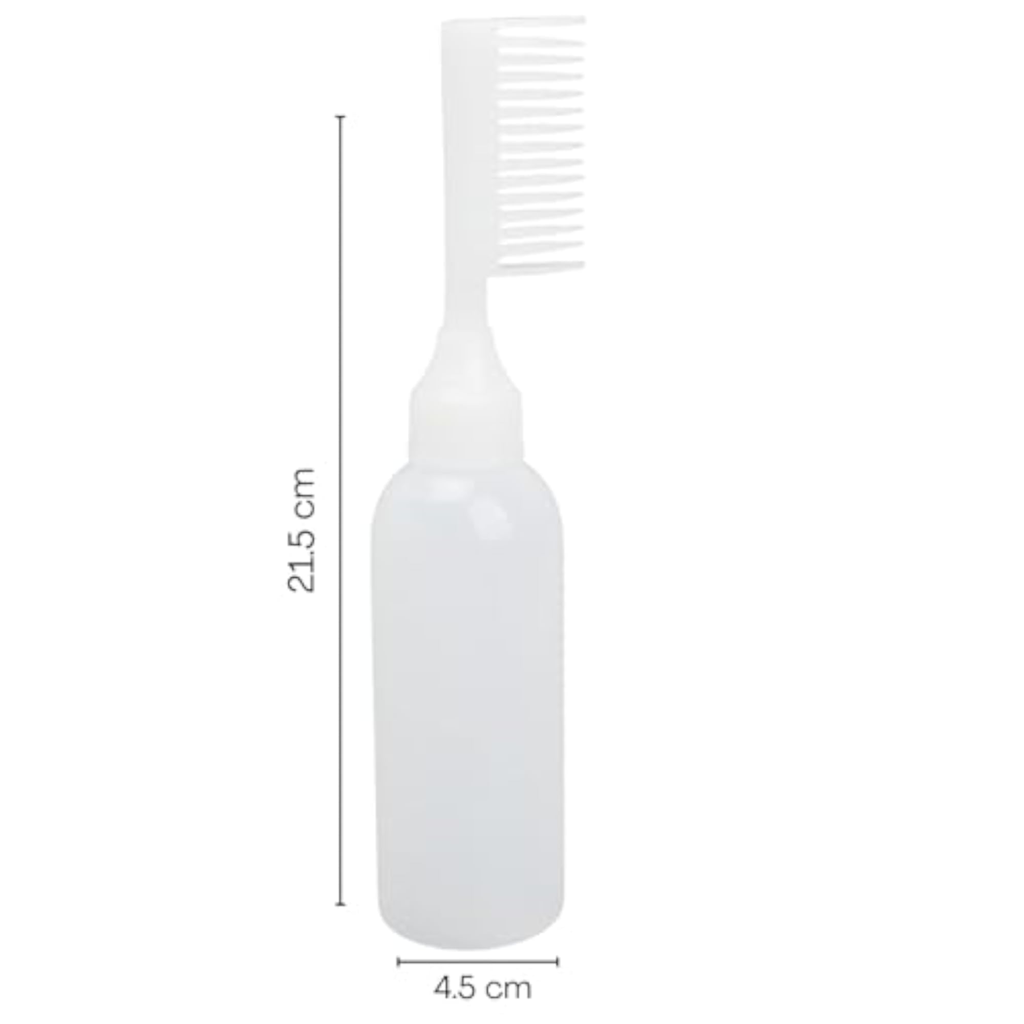 Professional Colouring Comb Empty Dye Bottle for Salon Use