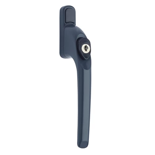 GlazeAssist - uPVC Universal Window Handle Inline Locking Espag Double Glazing - Window Handle Repalcement (Anthracite Grey, 40mm)