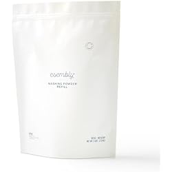 Esembly Laundry Washing Powder, 6lbs Refill Bag, No Scoop | Mineral Based HE Detergent, Cloth Diaper Safe for All Household Laundry - Patented, Fragrance-Free, EWG Verified - Refill Bag