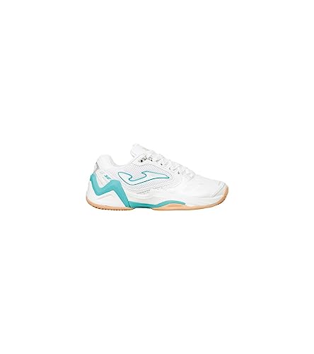 Joma Mujeres Set Clay Zapatillas De Tenis Zapatilla Tierra Batida Blanco - Turquesa 37
