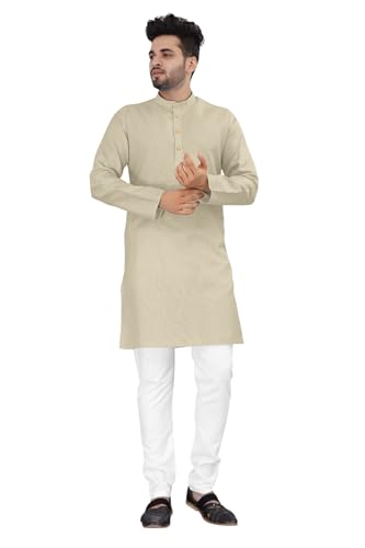 Image of trustous Mens straigth Solid Kurta Pyjama Set Combo in 100% Cotton with 16 Colour Option and Size are XS to 3XL for (Birthday,Wedding, Ceremony, Casual, Engagement)