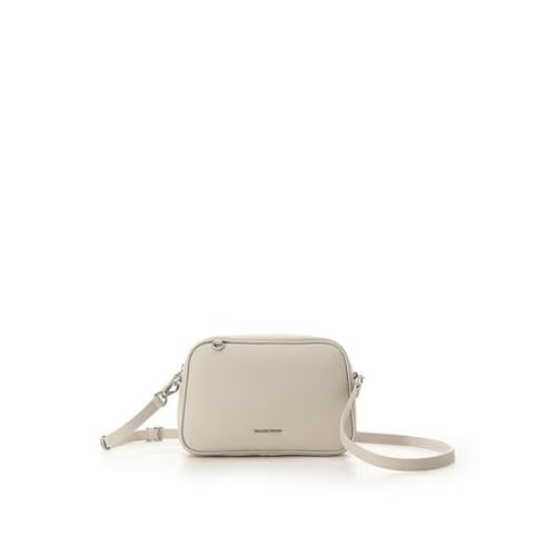 [サマンサタバサ] シンプルデザインソフトレザー ショルダーバッグ オフホワイト FREE