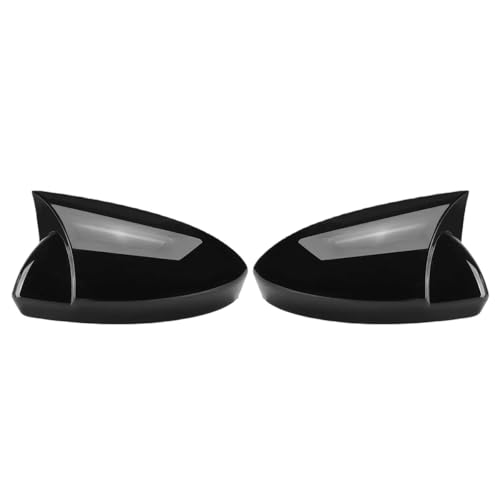 Coque de rétroviseur Megane 4 en vraie fibre de carbone au style noir brillant ultra premium