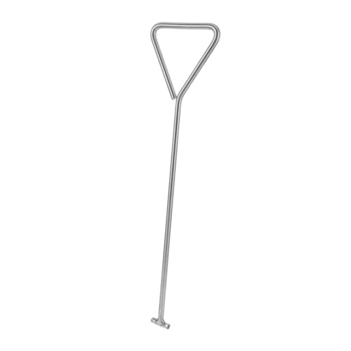 FUNOMOCYA Manhole Hook Tool Heavy Duty Sewer Hook for Manhole Cover Lifting Hook for Garage and Drainage Use