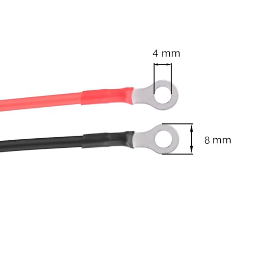 Image of Battery Adapter Cable 10AWG for C20 C30 C35 C40 Charger, O-Type Terminal to Anderson SB-50 Connector Cable for Car Motor Tractor
