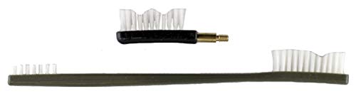 Pro-Shot Products Double End Nylon Gun Brush & Screw-On Nylon Gun Brush End Combo
