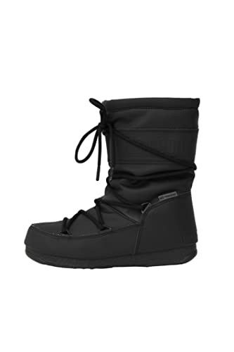 Moon Boot Mid Rubber WP 24010300 Damen Winterstiefel, Schwarz (Black), Gr....