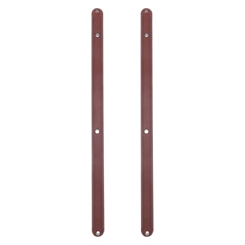 ULTECHNOVO Rieles Guía para Cajones 2 Unidades de Plástico 298 MM Correderas Deslizantes Soporte Inferior para Muebles de Cocina y Dormitorio Instalación Rápida y Silenciosa