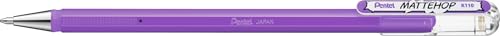 Pentel Mattehop K110V 1.0mm Pluma Gel Rollerball Morado miniatura 2