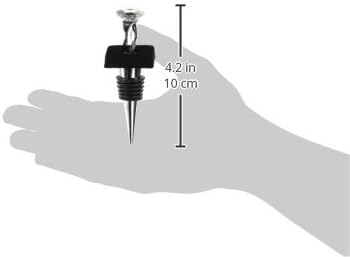 With This Ring Chrome Diamond-Ring Bottle Stopper