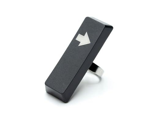 Bague de clavier Shift pour un style geek original au bureau ou en soirée