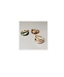 YLSTECSL Colorful Adjustable Enamel Ring For Women Gold Plated Irregular Elegant Oil Drip Friendship Finger Ring Set Jewelry For Women