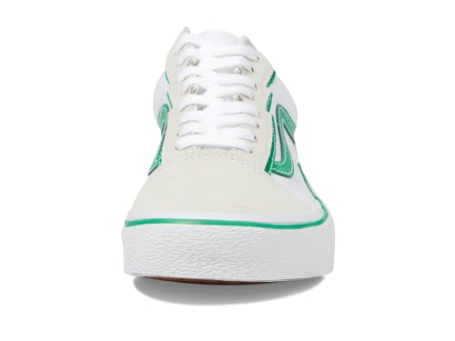 Vans Vans Unisex Old Skool Suede/Canvas White/Green 8 Medium
