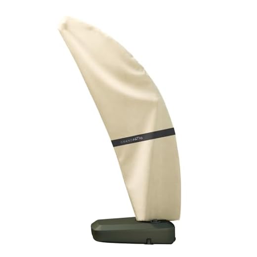 Best rectangle outdoor umbrella Grand Patio Deluxe Umbrella Cover