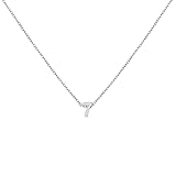 LOXUAKAM Silver Plated Number Necklace Dainty Charm 7 Pendant Choker Necklace for Women Personalized Jewelry