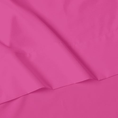 Image of Elegant Comfort Luxury 1500 Premium Hotel Quality Microfiber 4-Piece Sheet Set - Wrinkle Resistant, All Around Elastic Fitted Sheet, Deep Pocket up to 16 inch, Full, Hot Pink