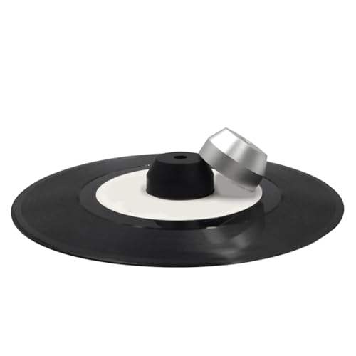 Axaooqeld Stabilisateur de disque en métal pour platine vinyle, HiFi, argent, installation facile, facile à utiliser - Les Beatles, Paul McCartney, John Lennon, RIngo Starr, George Harrison Axaooqeld Stabilisateur de disque en métal pour platine vinyle, HiFi, argent, installation facile, facile à utiliser – Image 3