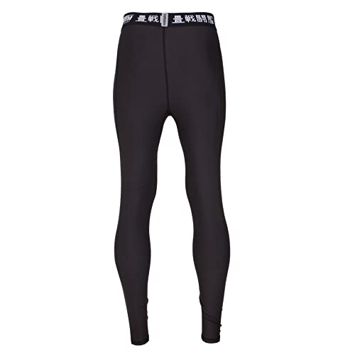 Tatami Mens Black Nova Compression NO GI Spats