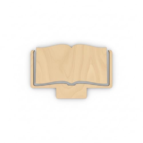 Laser Cut Open Bible Wood Craft Blank, 28 Inch